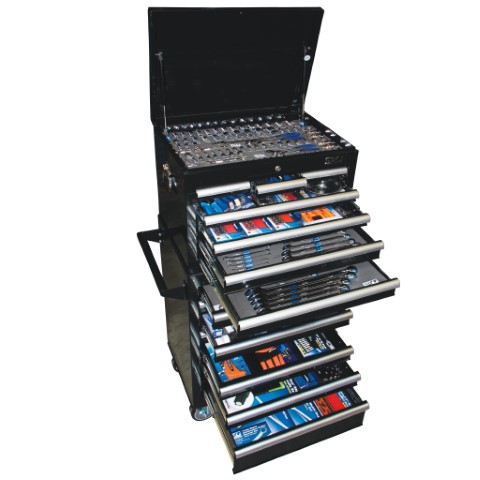 SP 603 PCE METRIC/SAE TOOL KIT IN CUSTOM SERIES TOOL BOX 